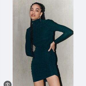 Saylor Diem dress metallic knit NEW